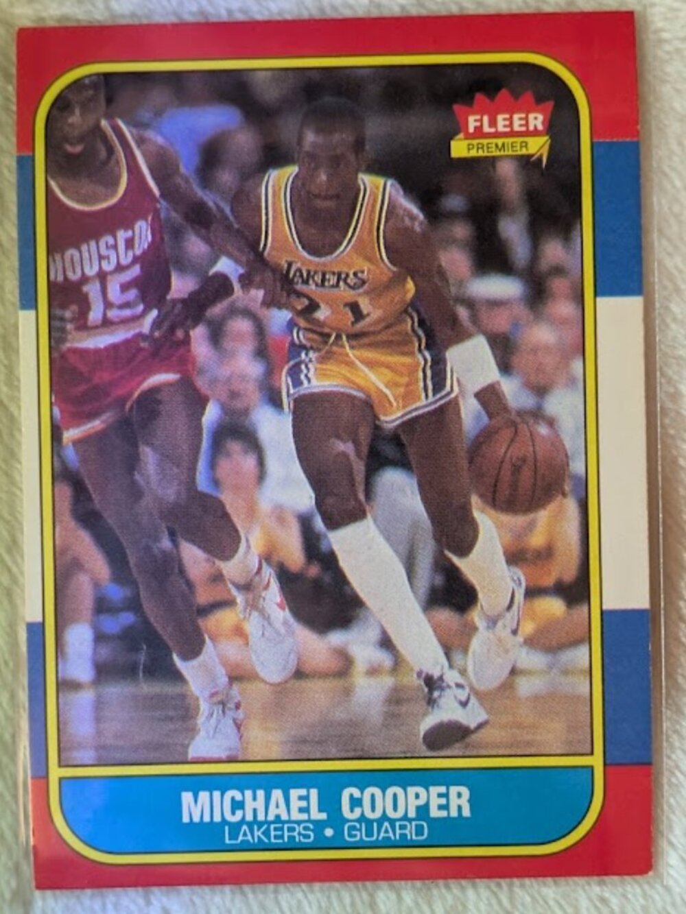 1986 Fleer MICHAEL COOPER #17